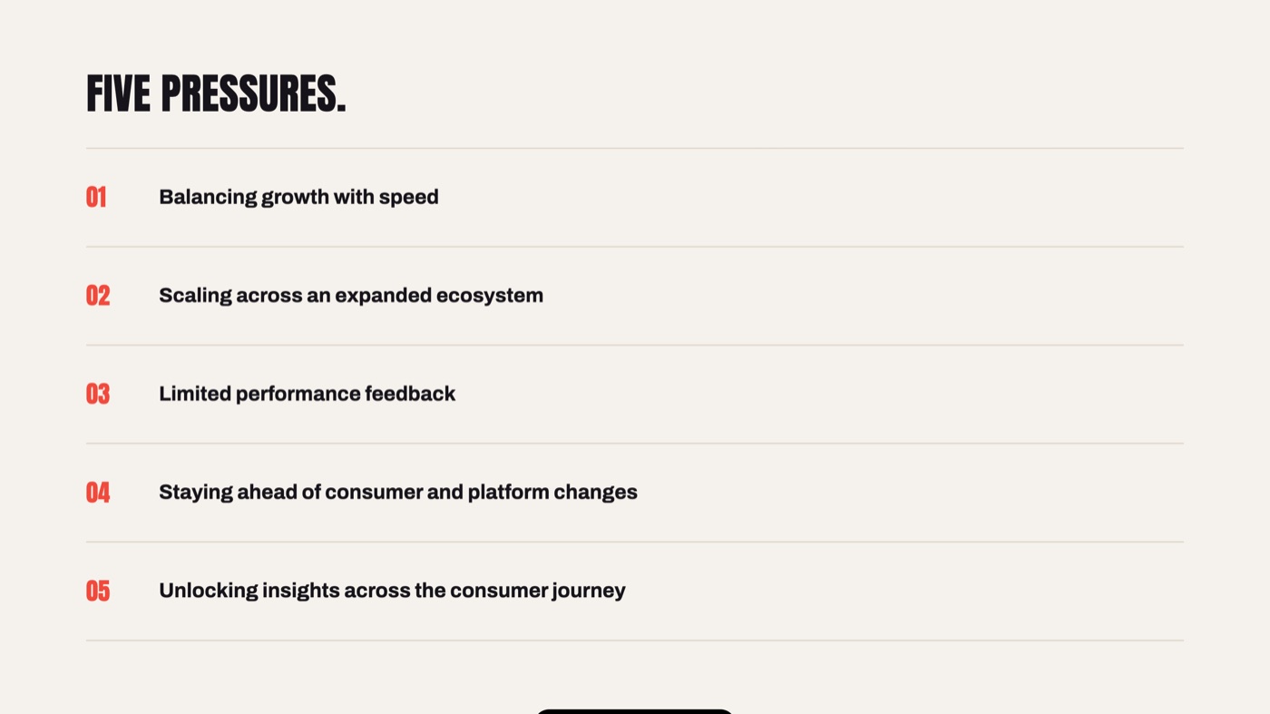 Kartel platform deck: five pressures brands face