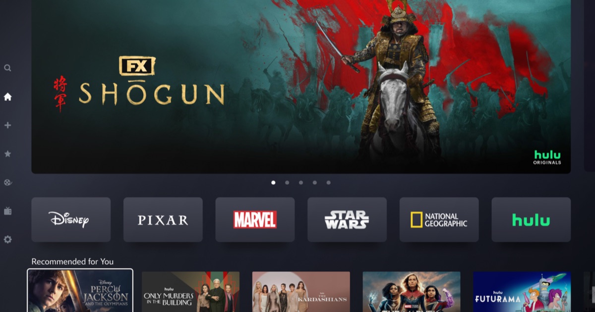 Hulu titles inside the Disney+ app