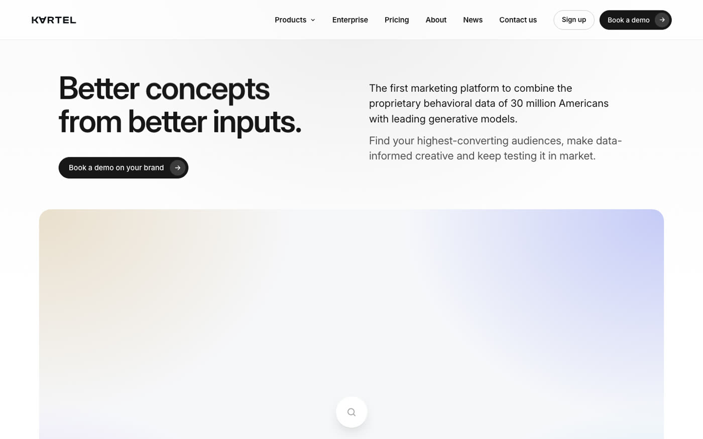 kartel.ai homepage